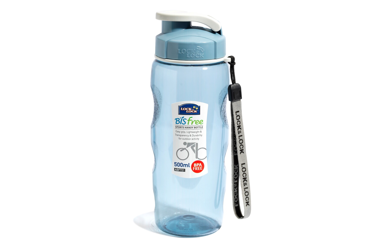 ABF721B – sportowa butelka, niebieska 500 ml