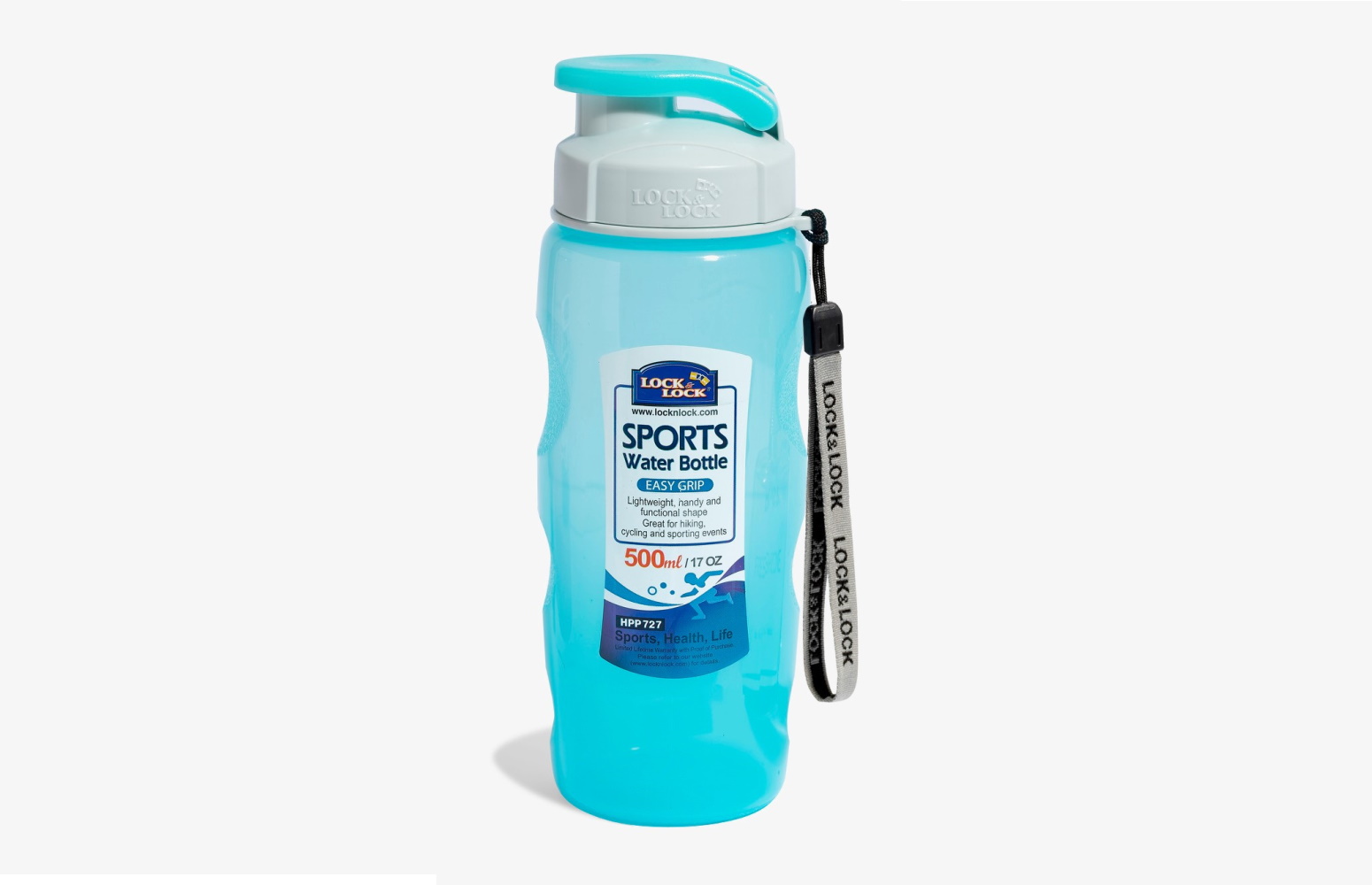 HPP727B – sportowa butelka, niebieska 500 ml