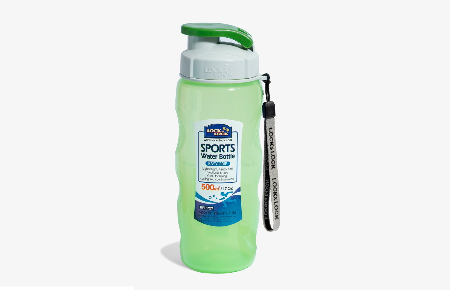 HPP727G – sportowa butelka, zielona 500 ml
