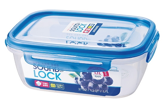 LEP551 - prostokątny pojemnik 1,1 l