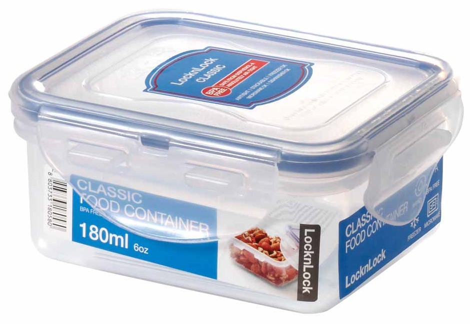 HPL805 - prostokątny pojemnik 180 ml